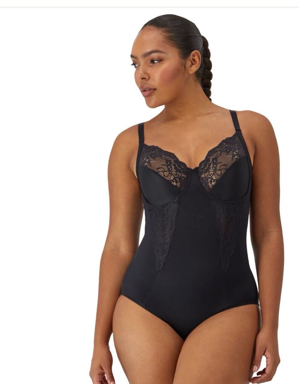 Maidenform Extra Firm Control Shapewear Lace-Trim Body Shaper size 38C style 145